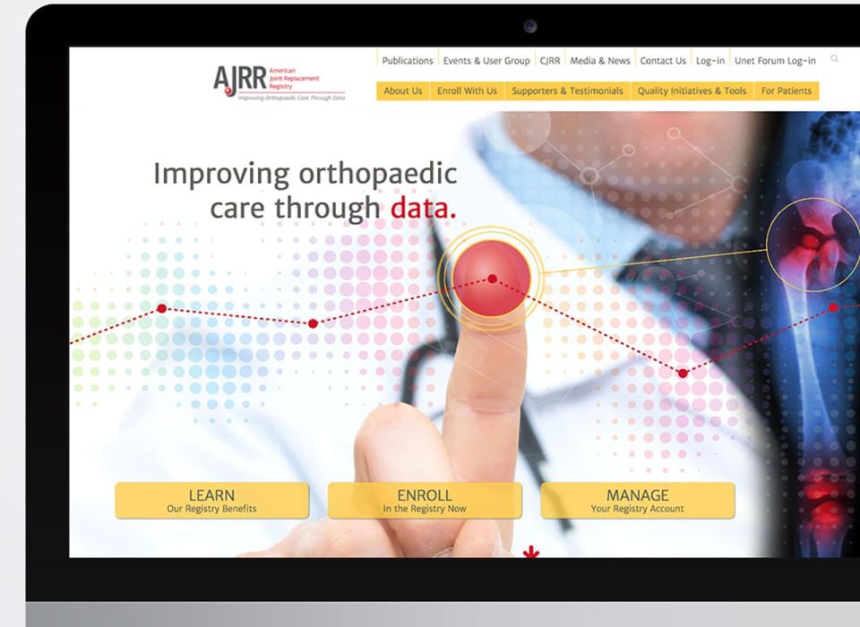 American Joint Replacement Registry Website