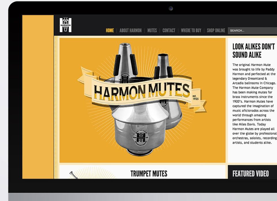 Harmon Mutes Website