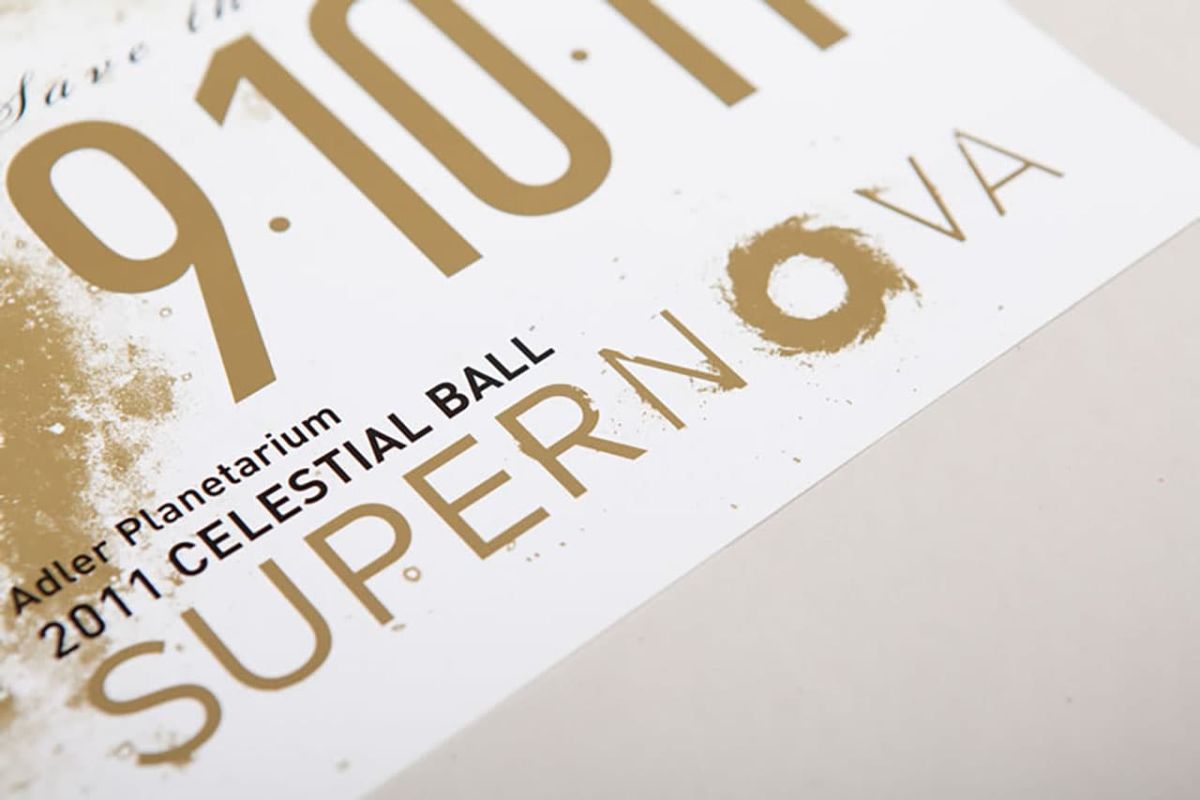 Adler Planetarium 2011 Celestial Ball pamphlet